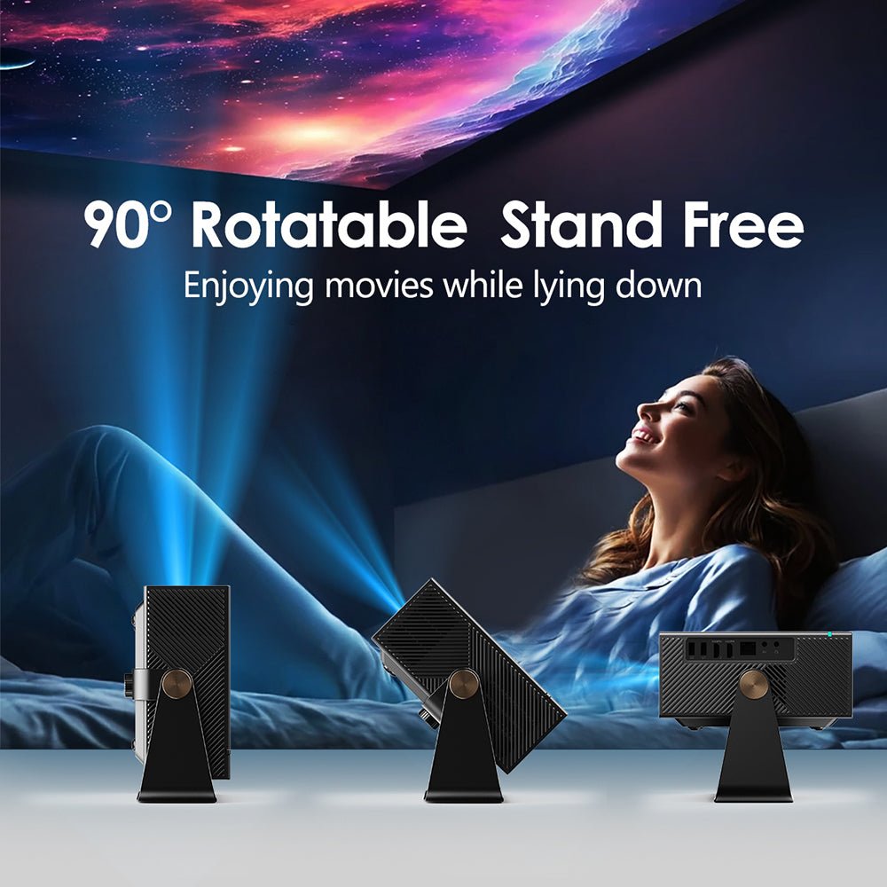 HTPNEO H80 4K Smart Projector – Ultra - Bright Home Theatre with Auto Focus & Whale OS - Shopping4Africa