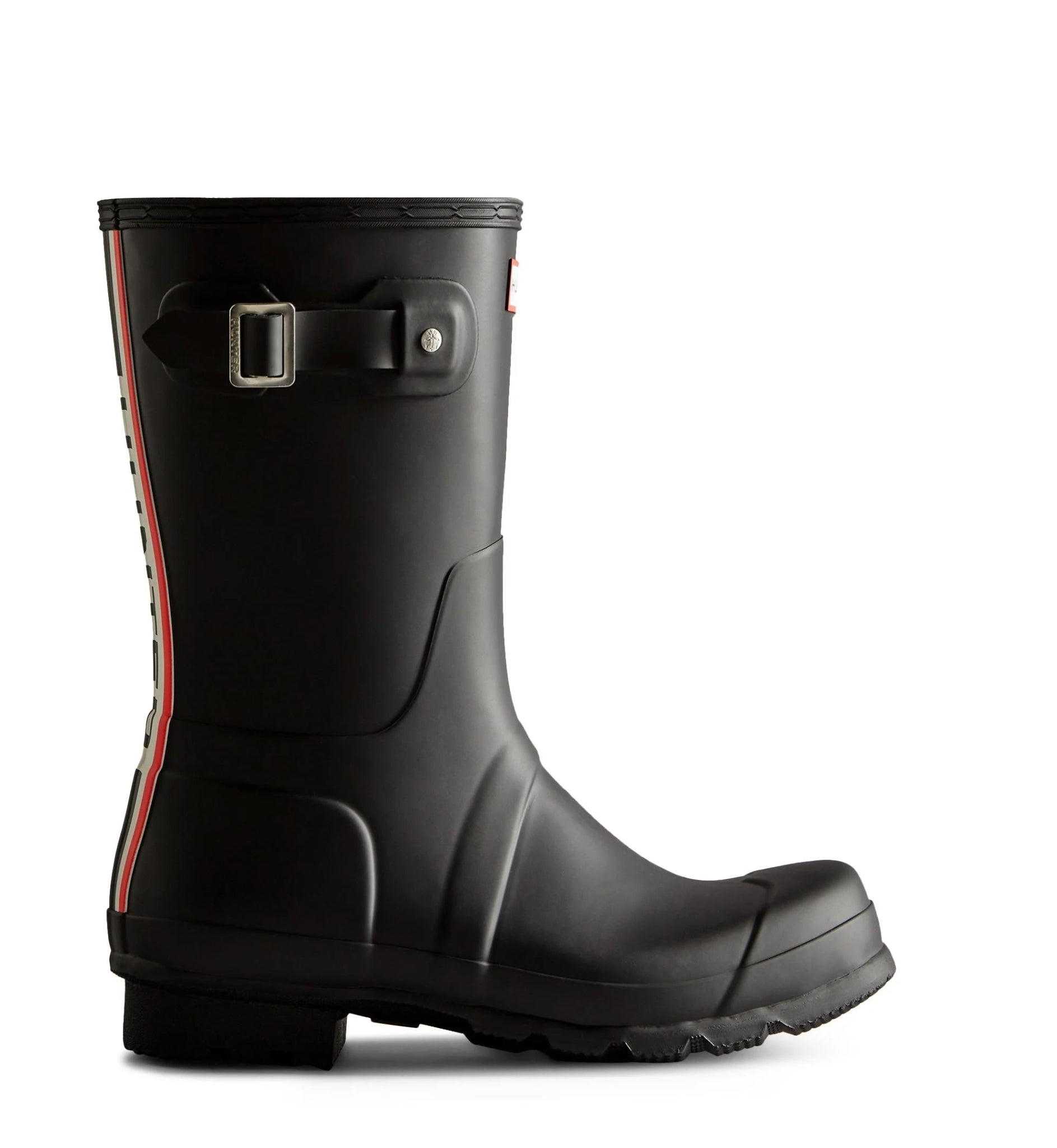 Hunter Men's Original Short Logo Boots Black - Shopping4Africa