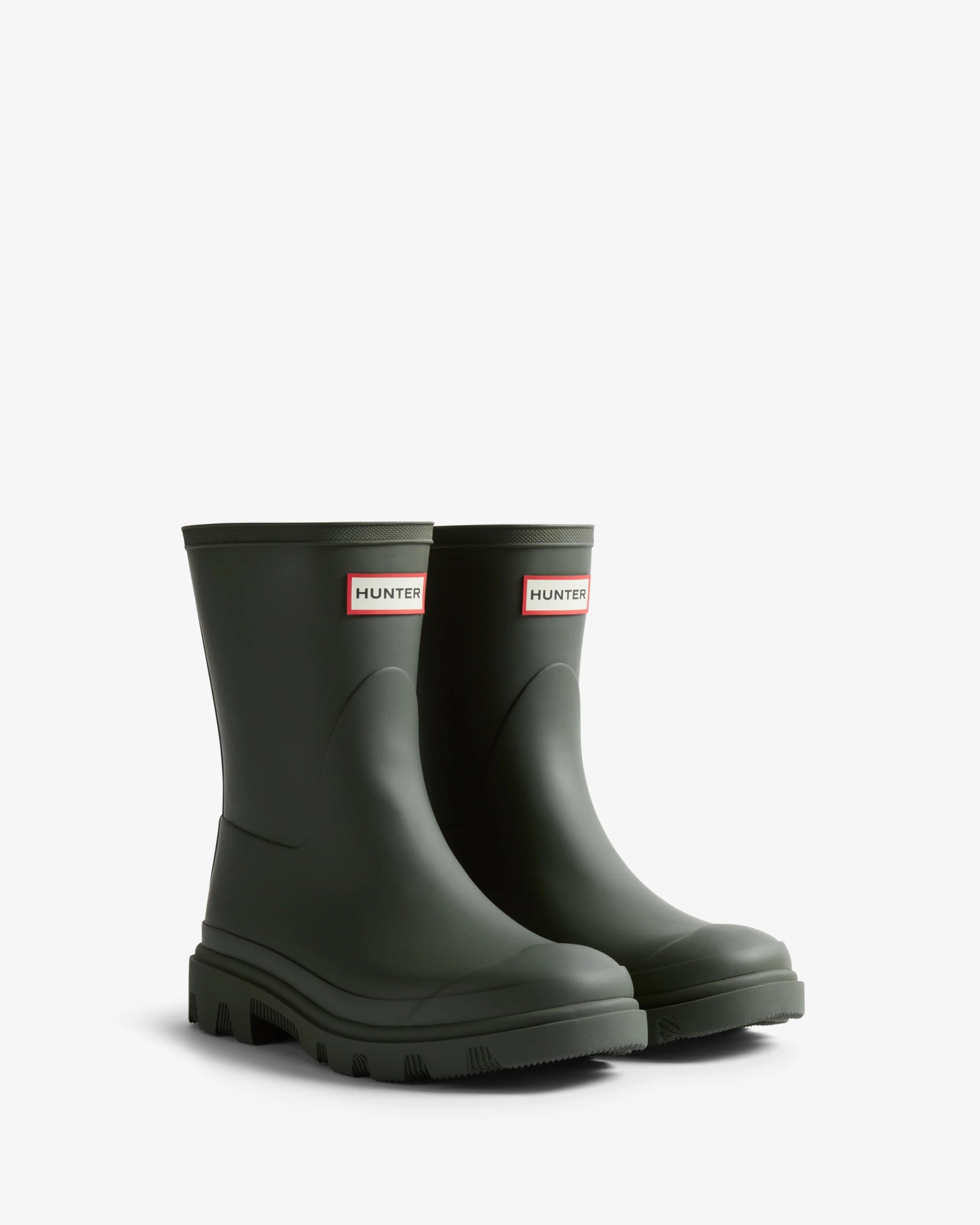 Hunter Women's Downpour Short Wellington Boot Dark Olive - Shopping4Africa