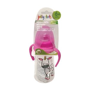 Jolly Tots Baby Bottle with Neck & Spout (360ml) - Shopping4Africa