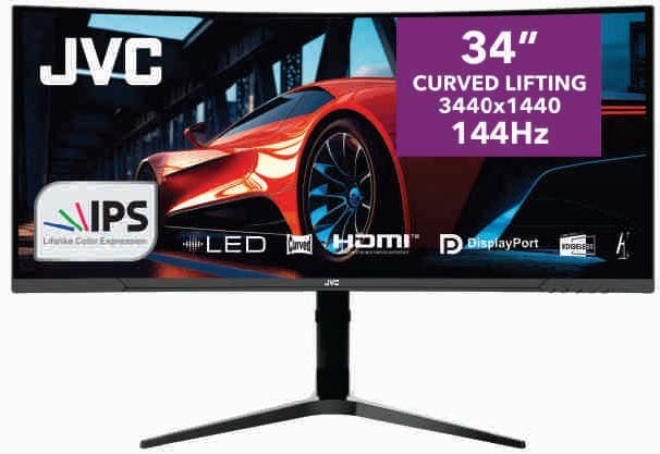 JVC 34 - inch Curved Adjustable Gaming Monitor LT - GN3545 - Shopping4Africa