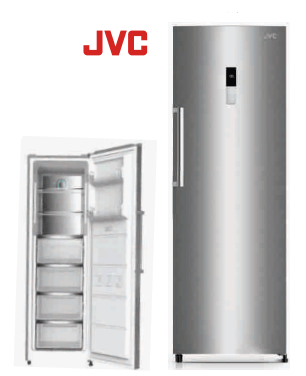 JVC 350L Pigeon Pair Freezer WG - NRFF35Z5S - Shopping4Africa