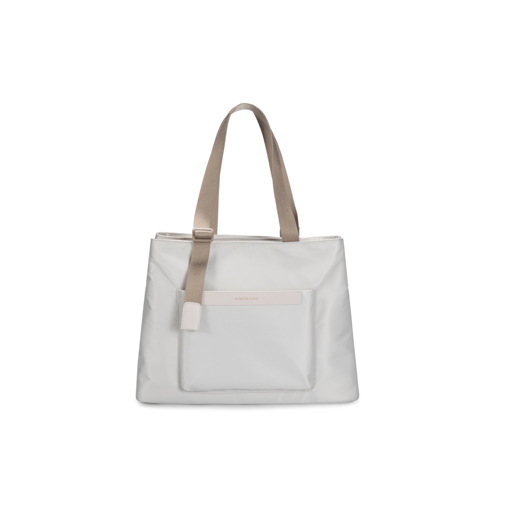 Kingsons Echo Ladies 15.6 inch Laptop Tote Bag Beige - Shopping4Africa
