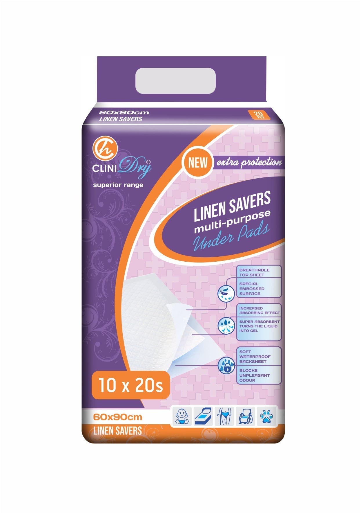 Linen Saver 60x90 Pulp Clinihealth 200~ - Shopping4Africa
