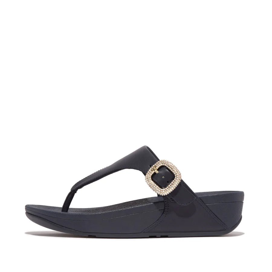 Lulu Crystal - Buckle Leather Midnight Navy - Shopping4Africa