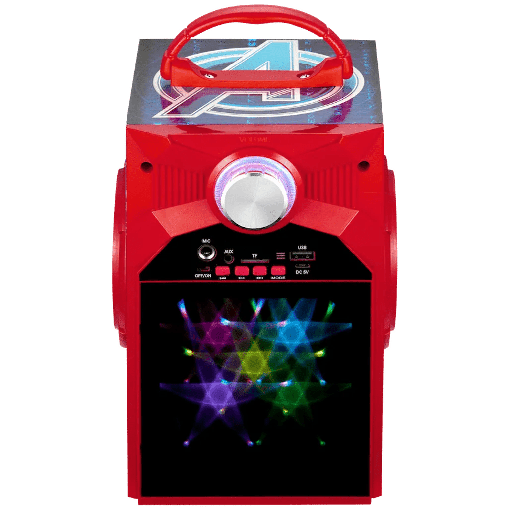 Marvel Avengers Galaxy LED Stars Karaoke Machine with Microphone - Shopping4Africa