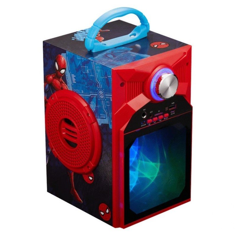 Marvel Spider - Man Galaxy LED Stars Karaoke Machine with Microphone - Shopping4Africa