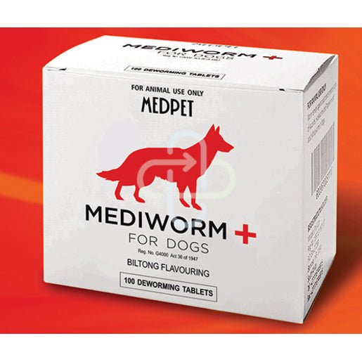 Mediworm Plus Dog 100 Tabs 1+1 Band - Shopping4Africa