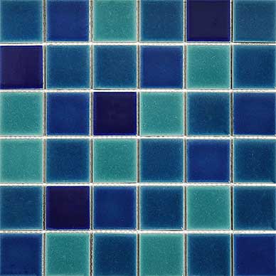 Mosaic Tile 300x300mm FTHPB - X001 Blue Mix(for Marblite Swimming Pools) - Shopping4Africa