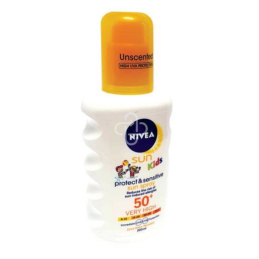 Nivea Sun Spry Kid Prot&Sens Spf50 200ml - Shopping4Africa