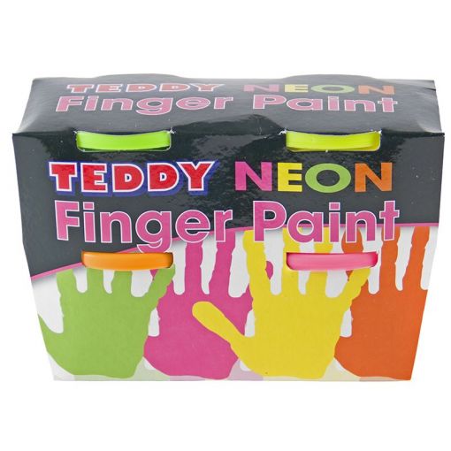 Paint Kit - Finger (4x100ml) - Neon - Shopping4Africa