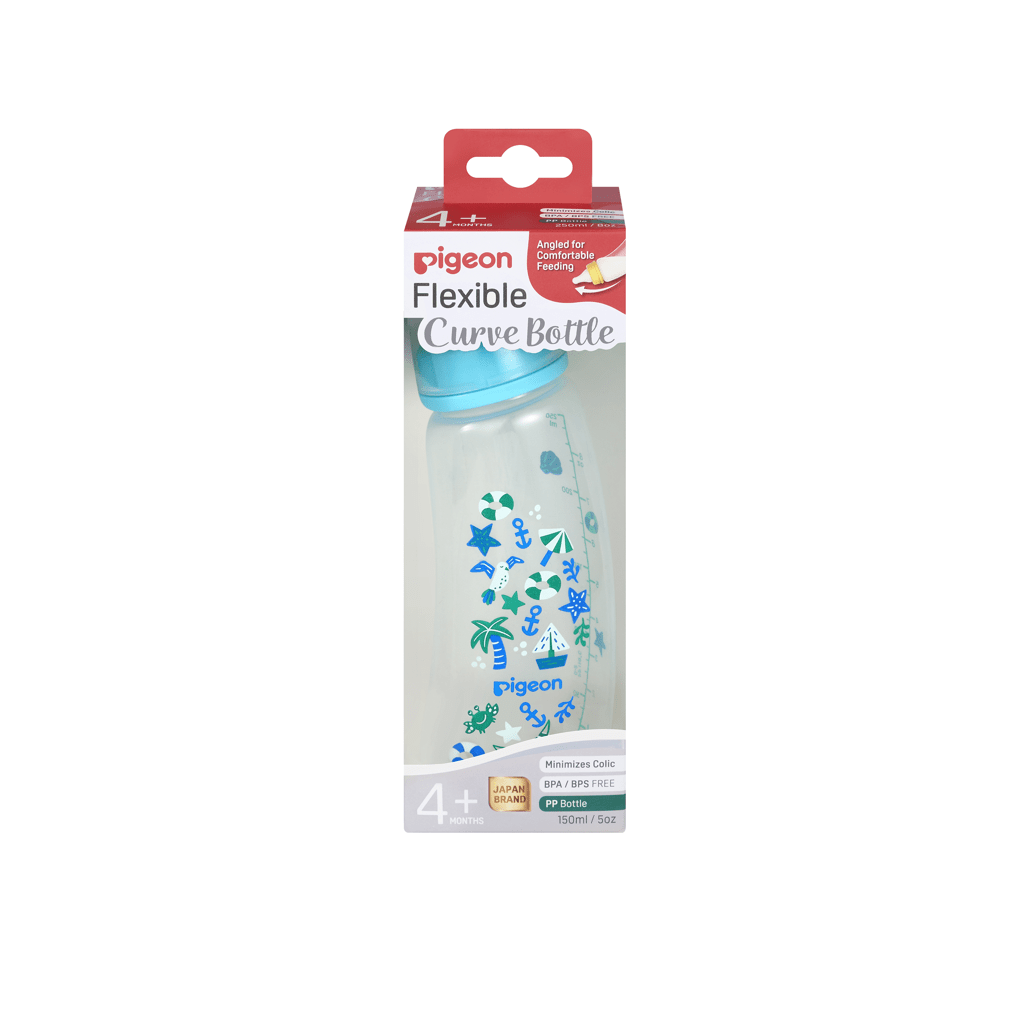 Pigeon Flexible Curve Bottle 250ml 0m+ Beach - Shopping4Africa