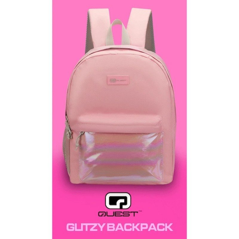 Quest Glitzy Backpack Pink - Shopping4Africa