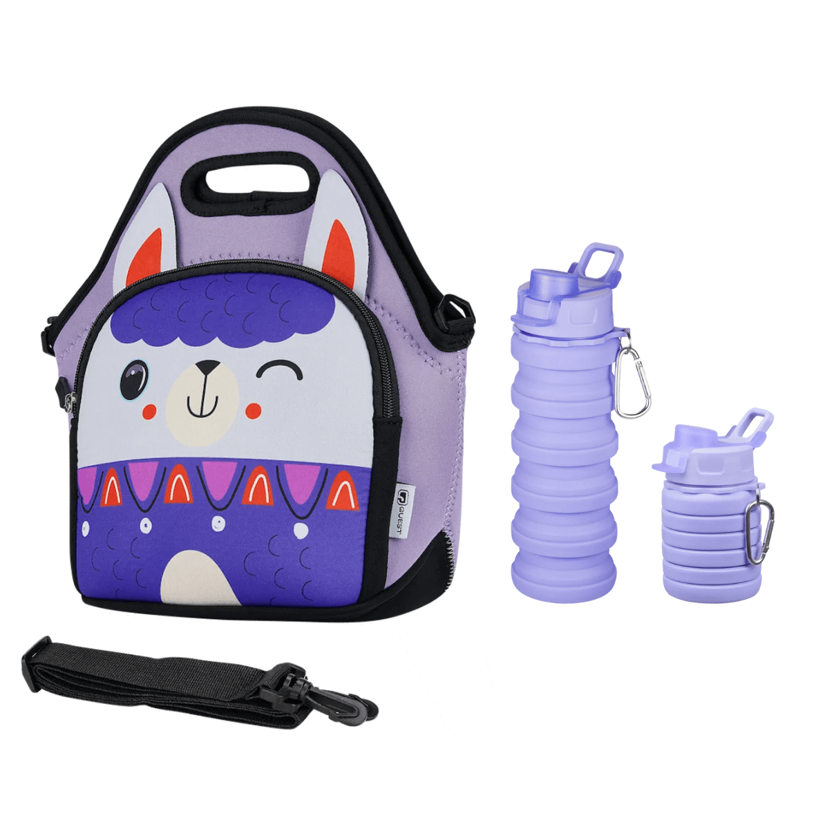 Quest Neoprene Lunch Bag - Llama & Water Bottle - Shopping4Africa