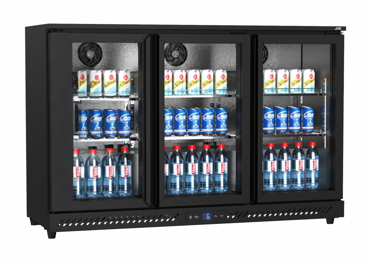 JVC 320L Under-counter 3 Door Beverage Cooler WG-NRFB32B5S