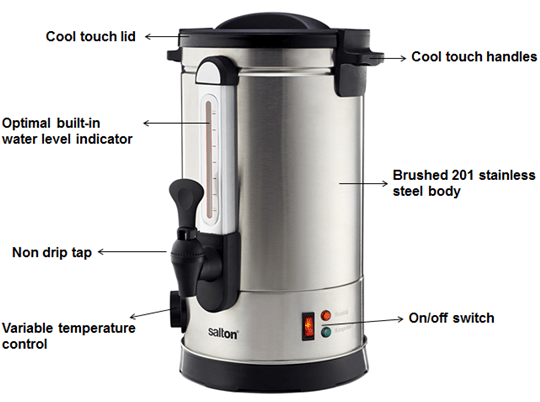 Salton SU16L SAL SS URN 16L - Shopping4Africa