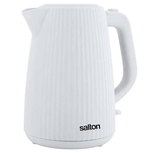 Salton White Ribbed Kettle 1.7L SRK01 - Shopping4Africa