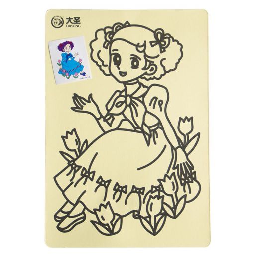 Sand Art Peel - off Stickers (Single - A4 sheet with Sand) - Assorted - Shopping4Africa