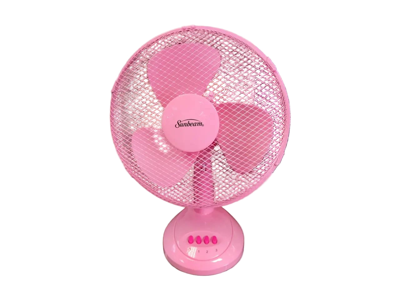 Sunbeam 12 - inch (40cm) Oscillating Desk Fan - Pink SDF - 12P - Shopping4Africa