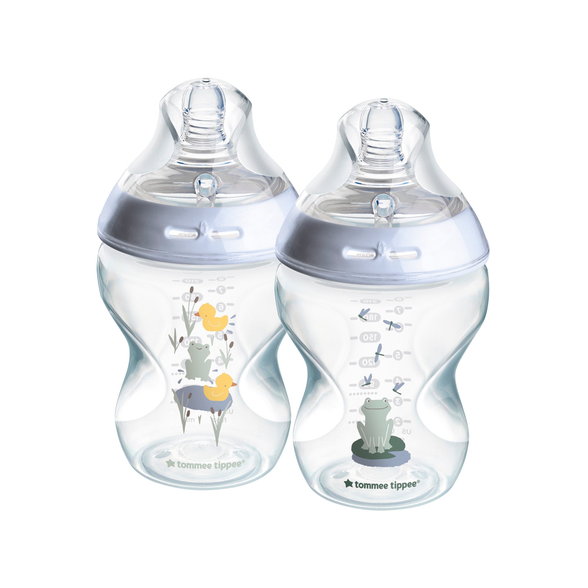 Tommee Tippee Closer to Nature 260ml Self Sterilizing Decorated Bottle 2pk 0M+ – Boy - Shopping4Africa