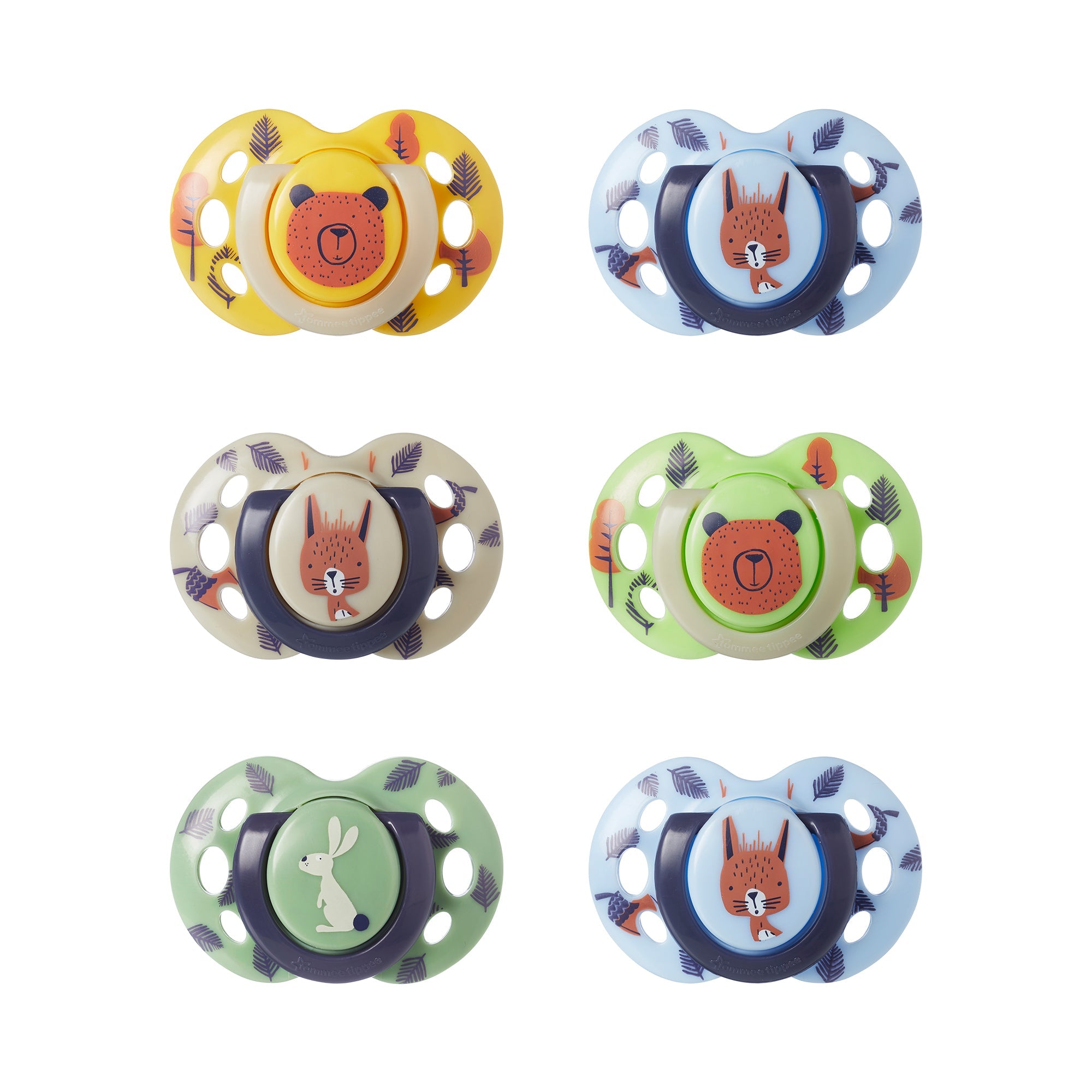 Tommee Tippee Ecomm Fun Soother 6 - 18M 6Pk - Boy - Shopping4Africa