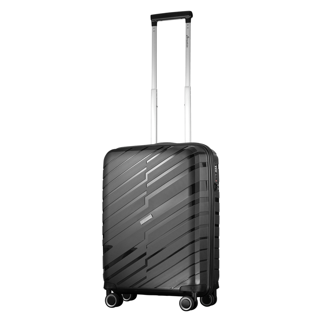 Travelwize Java PP 4 - Wheel Spinner Luggage - Black 55 - 75cm - Shopping4Africa