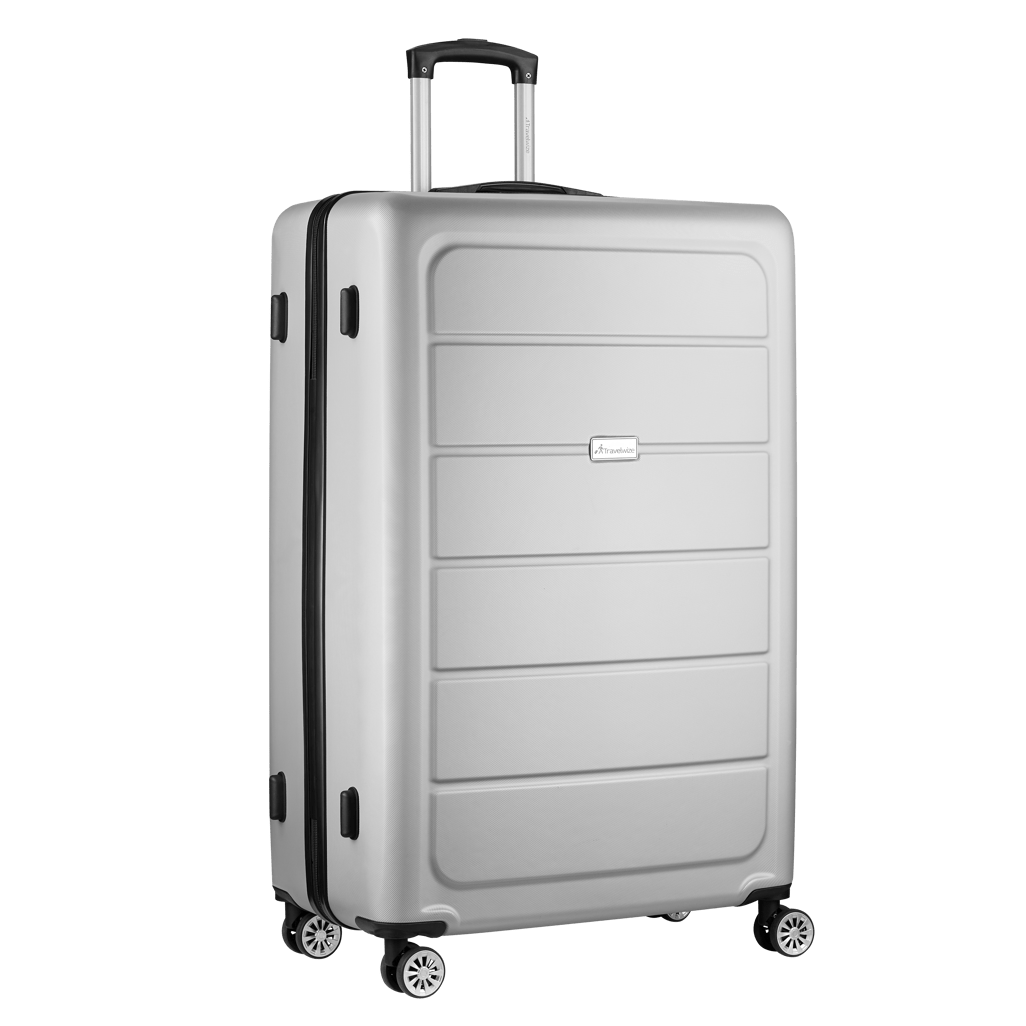 Travelwize Maple ABS 4 - Wheels Spinner Luggage Silver - 55 - 85cm - Shopping4Africa