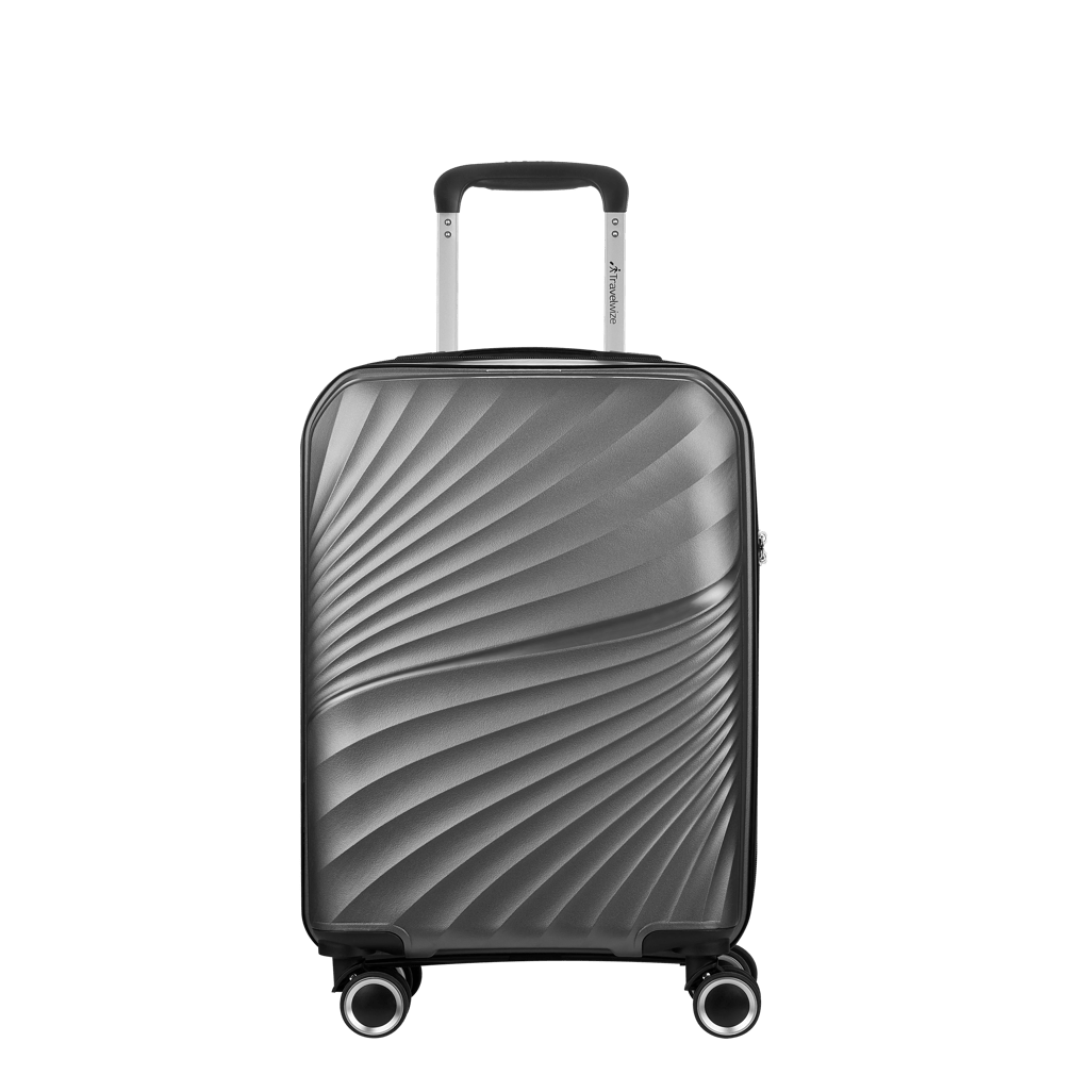 Travelwize Quartz PP 4 - Wheels Spinner Luggage - Silver - Shopping4Africa