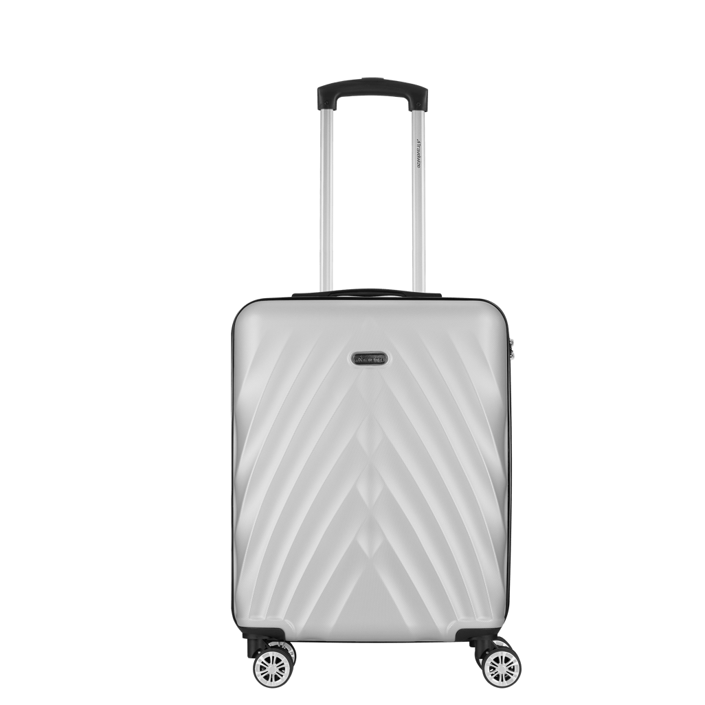 Travelwize Terra ABS 4 - Wheels Spinner Luggage - Silver - Shopping4Africa