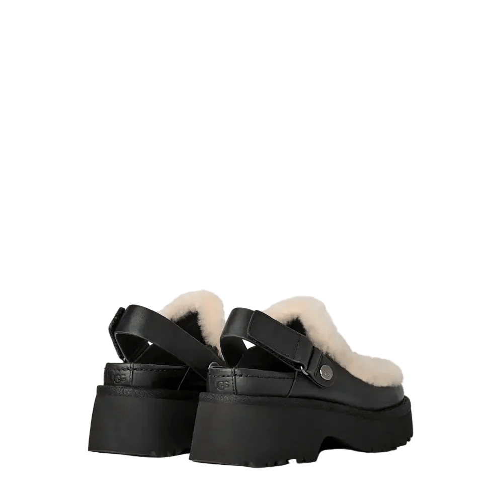 UGG - Women's Esmee Leather Clog Black - Shopping4Africa