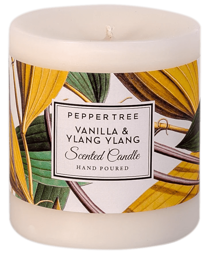 Vanilla & Ylang Ylang Scented Pillar Candle Small - Shopping4Africa