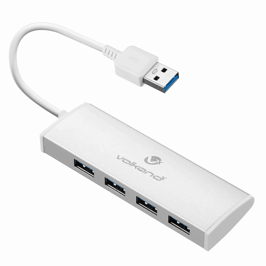 VolkanoX Media series 4 port USB hub with power cable - Shopping4Africa