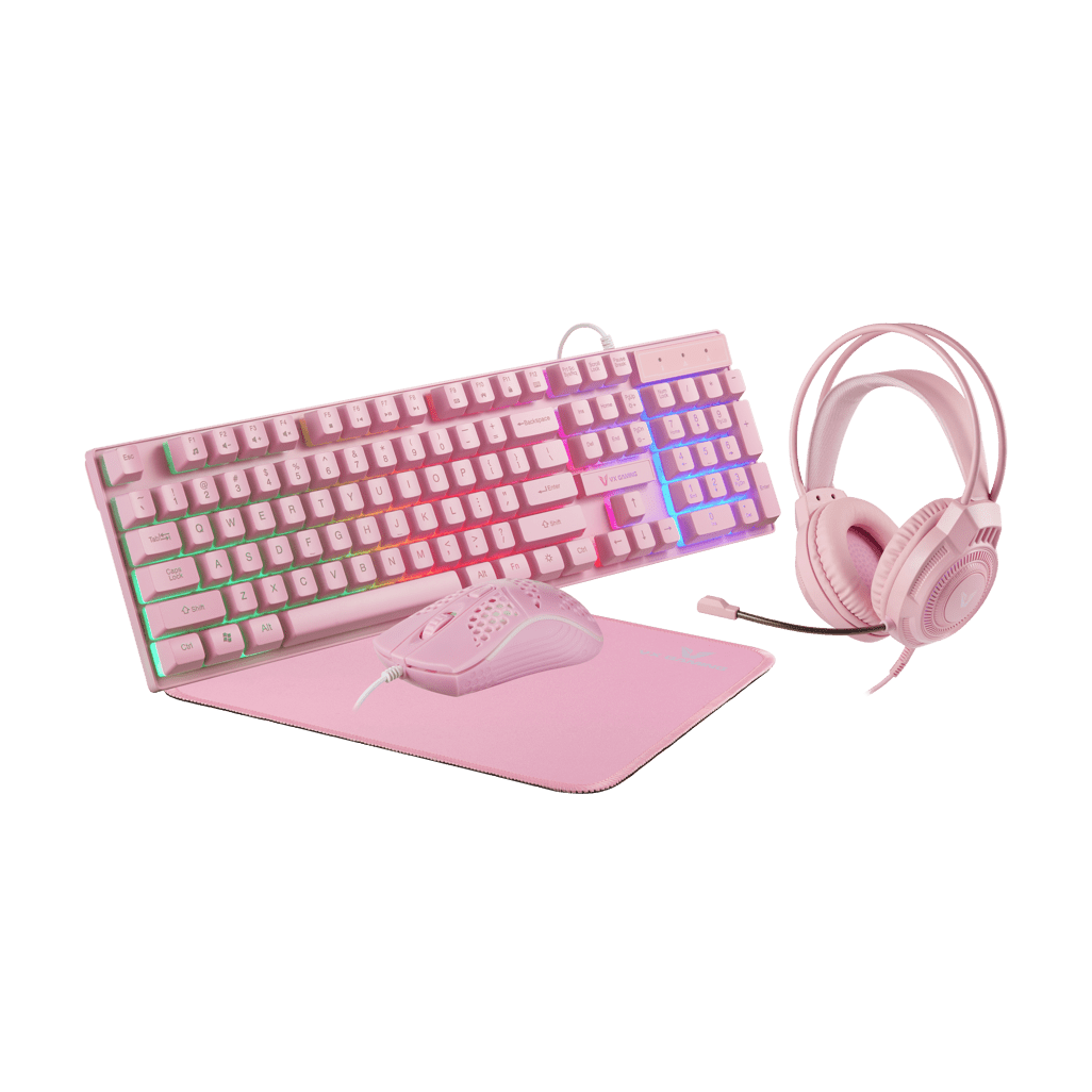 VX Gaming Freya Pink 4 - in - 1 Rainbow Combo - Shopping4Africa