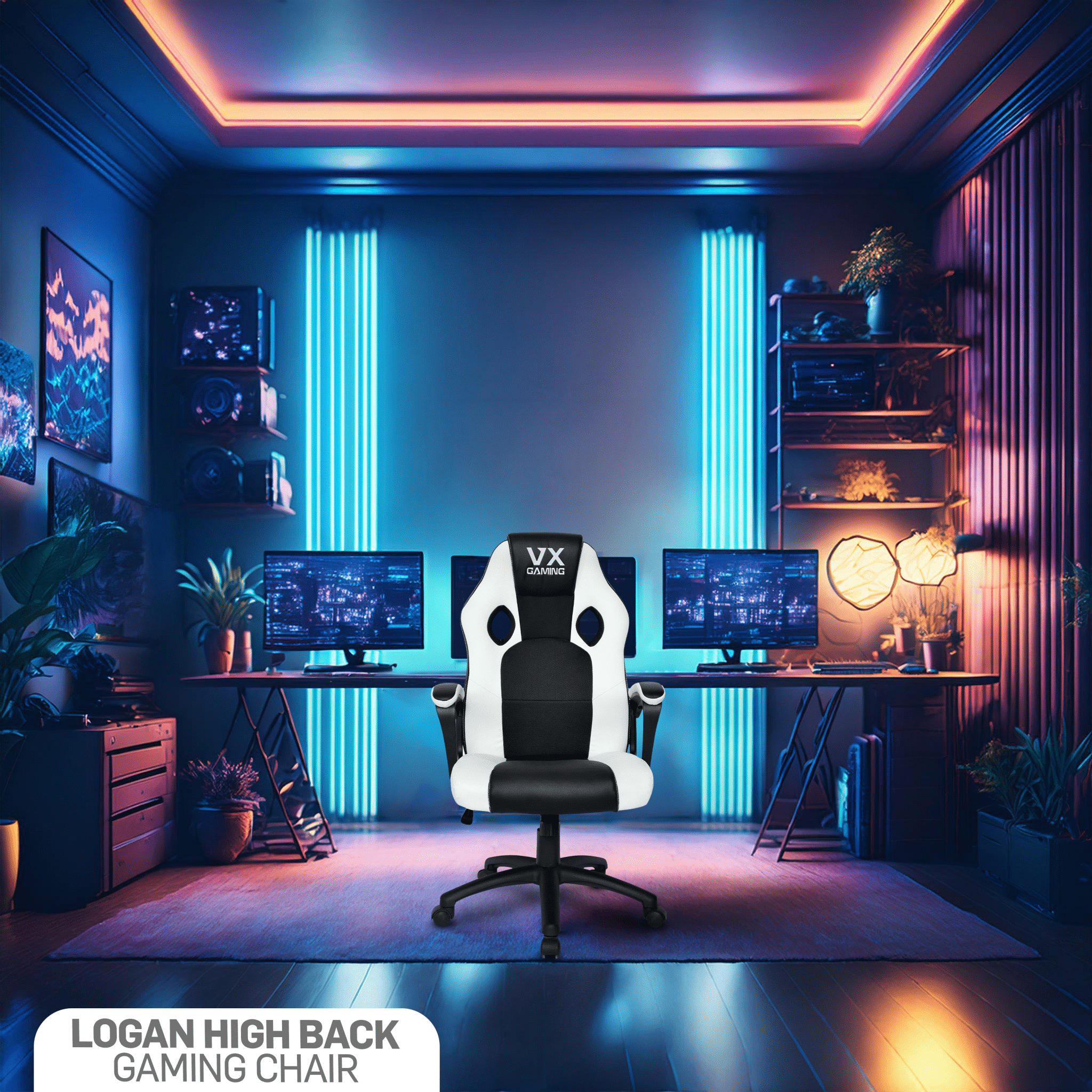VX Gaming Logan High Back Gaming Chair - Shopping4Africa