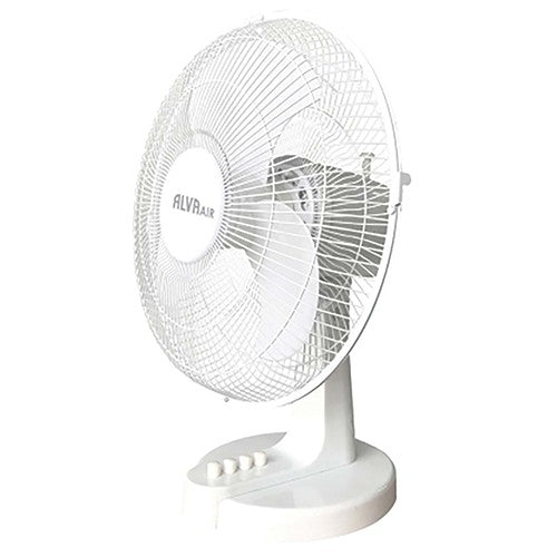 ALVA Air 30cm Plastic Desk Fan- White 1 - Shopping4Africa