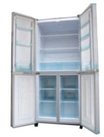 GOLDAIR 500L 4 Door Refrigerator with Black Glass Finish GFR-500B - Shopping4Africa
