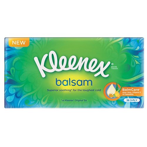 Kleenex Balsam Box Tissues 3ply 56 NEW - Shopping4Africa