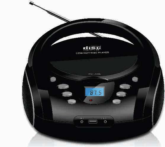 Telefunken Portable CD Player with Bluetooth TCD-830BT - Shopping4Africa