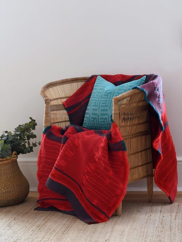 100% Cotton Flamboyant Lounge Throw - Shopping4Africa