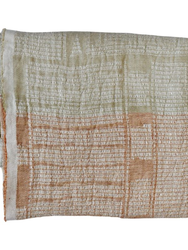 100% Linen Bogolan Lounge Throws, Jacquard Woven with West African - Inspired Design - Shopping4Africa