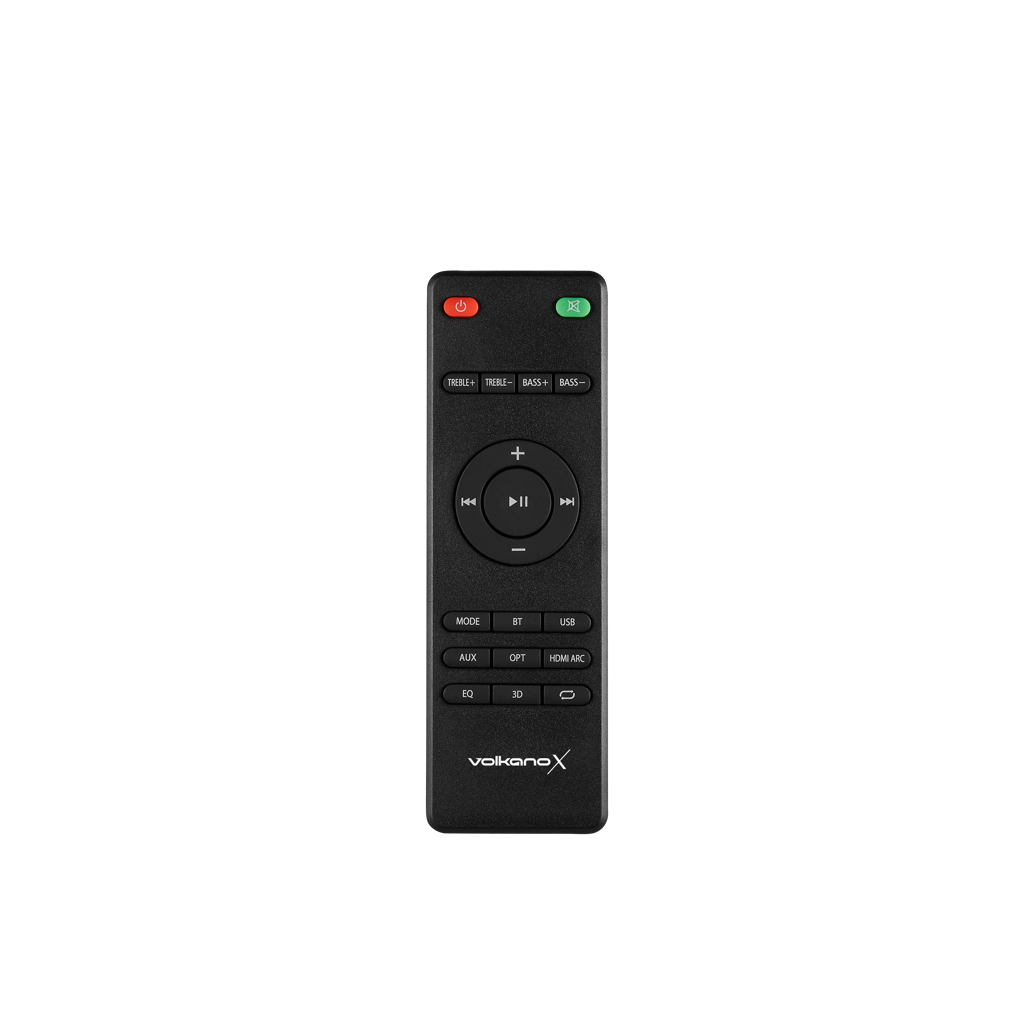 VolkanoX Supersonic 2 Series 2.1 200 W Soundbar System with Wireless Subwoofer - Black