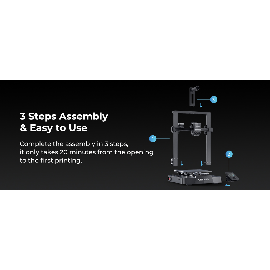 Creality Ender 3V3SE 3D Printer 220x220x250mm