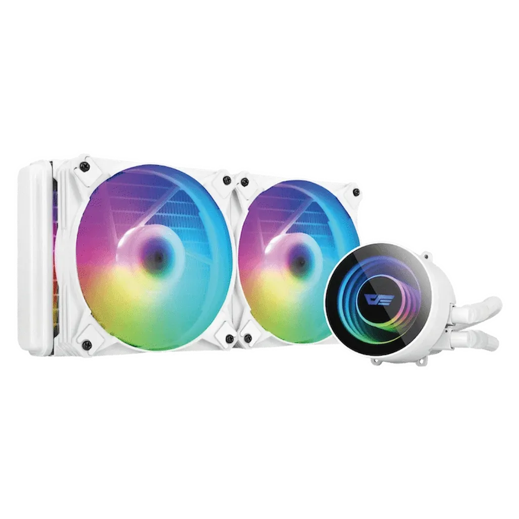darkFlash DX240 V2.6 Liquid CPU Cooler - White