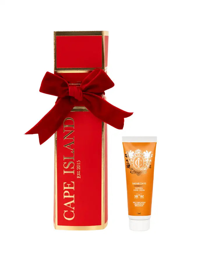 Red Christmas Cracker & 75ml Hand Cream