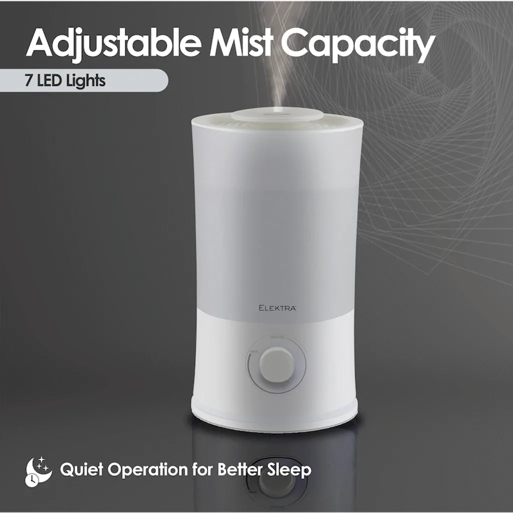 Elektra 2.2L Ultrasonic Humidifier - White