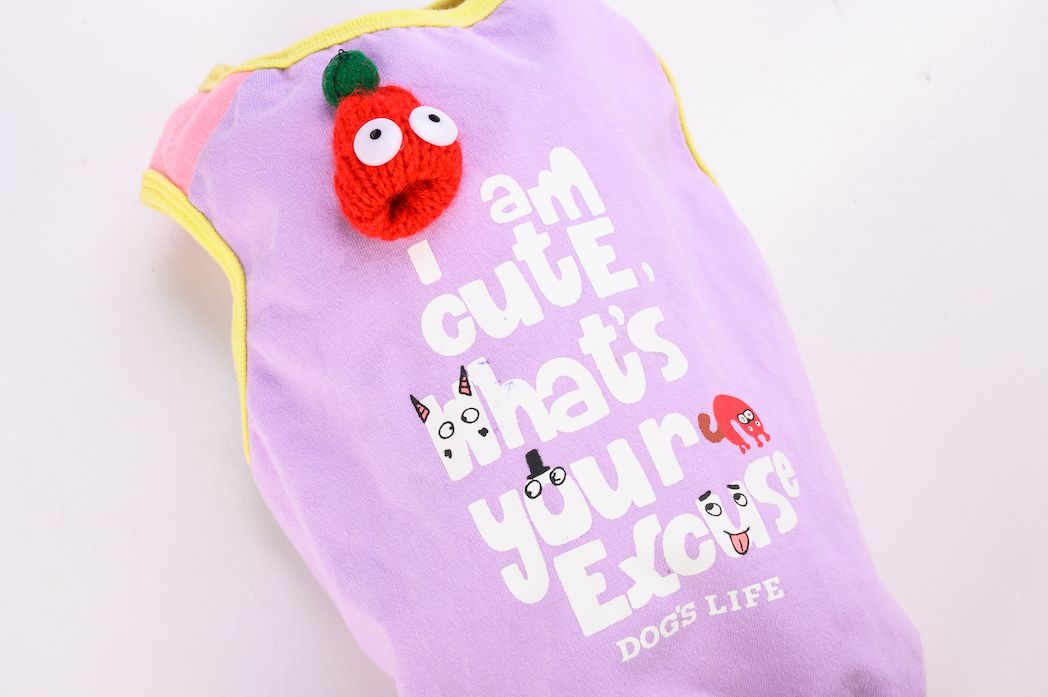 Dog's Life I am Cute Tee Lilac