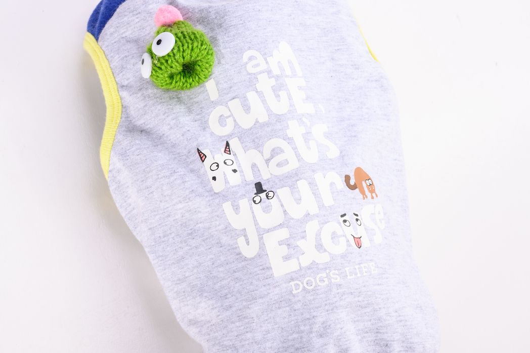 Dog's Life I am Cute Tee Blue