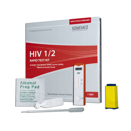 HomeMed HIV 1/2 Single Test Kit ( Box of 5)