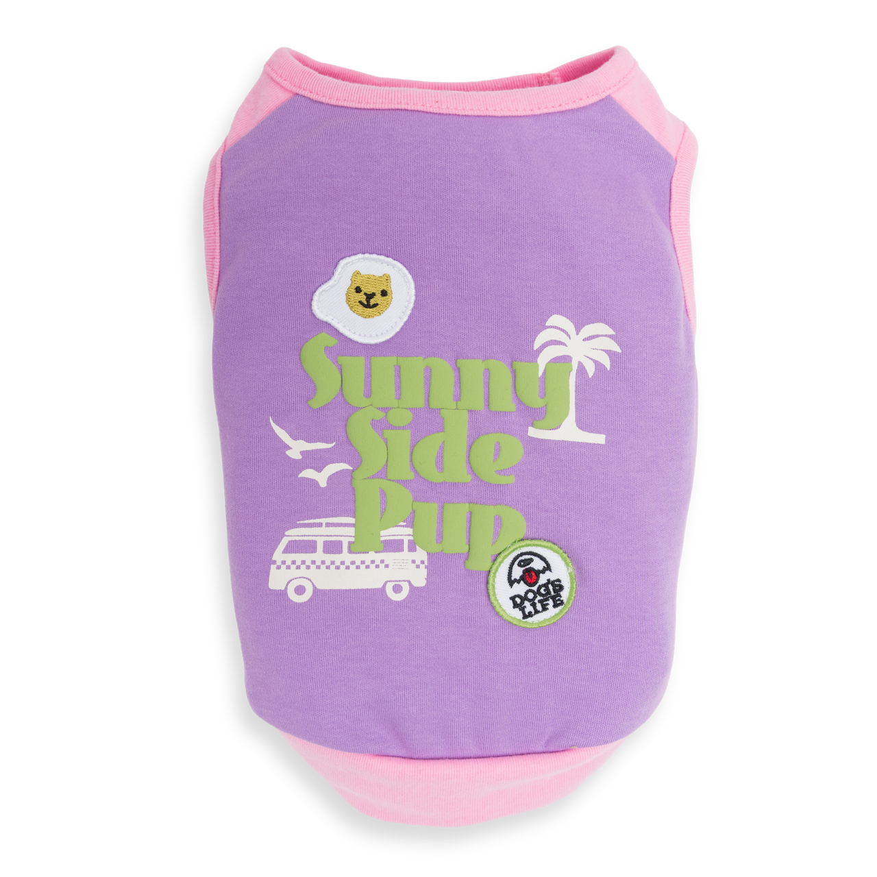 Dog's Life Sunny Side Pup Tee Lilac