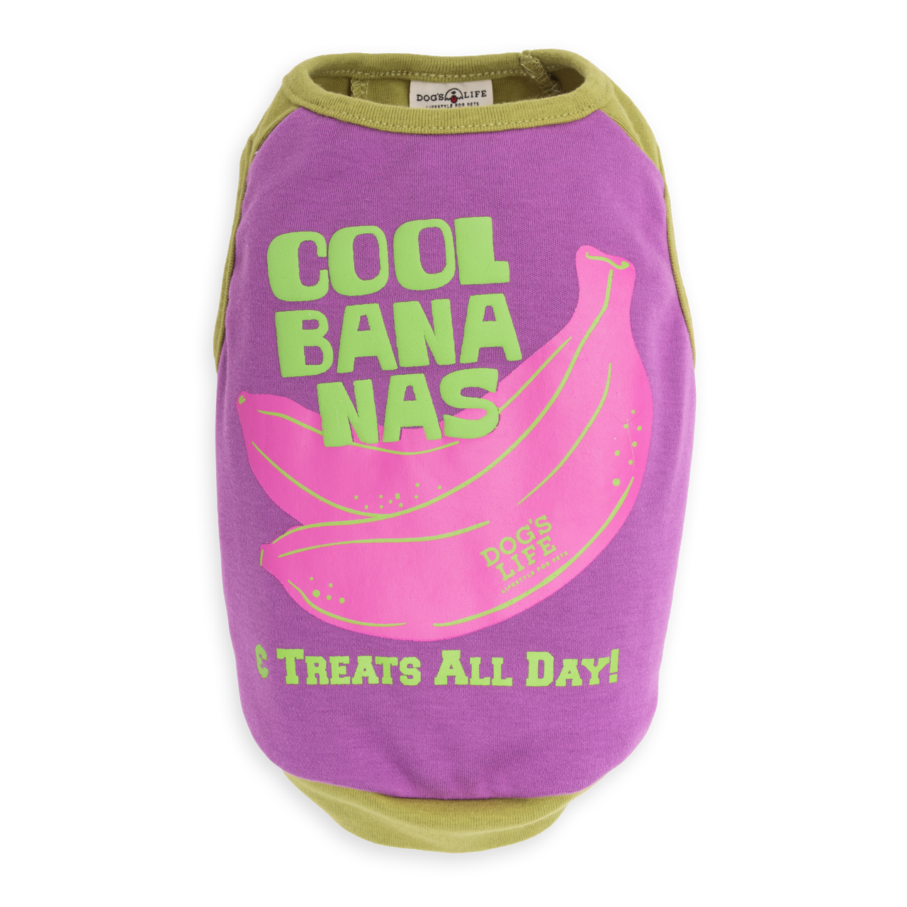 Dog's Life Cool Bananas Tee Violet